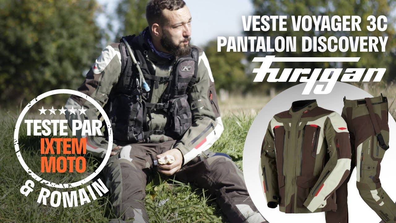 Veste Furygan Voyager 3C et pantalon Discovery - Le test par Romain