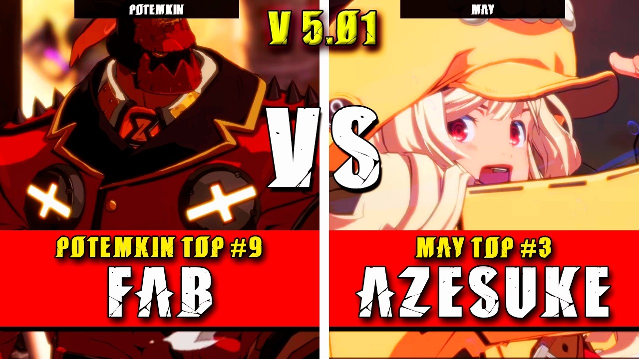GGST | FAB (Potemkin) VS AZESUEK (May) | Guilty Gear Strive High level gameplay