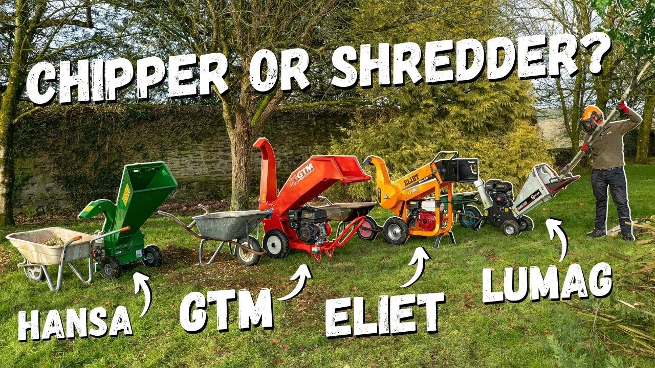 Chipper or Shredder? Watch this First! Hansa vs GTM vs Eliet vs Lumag #woodchipper #gardenshredder