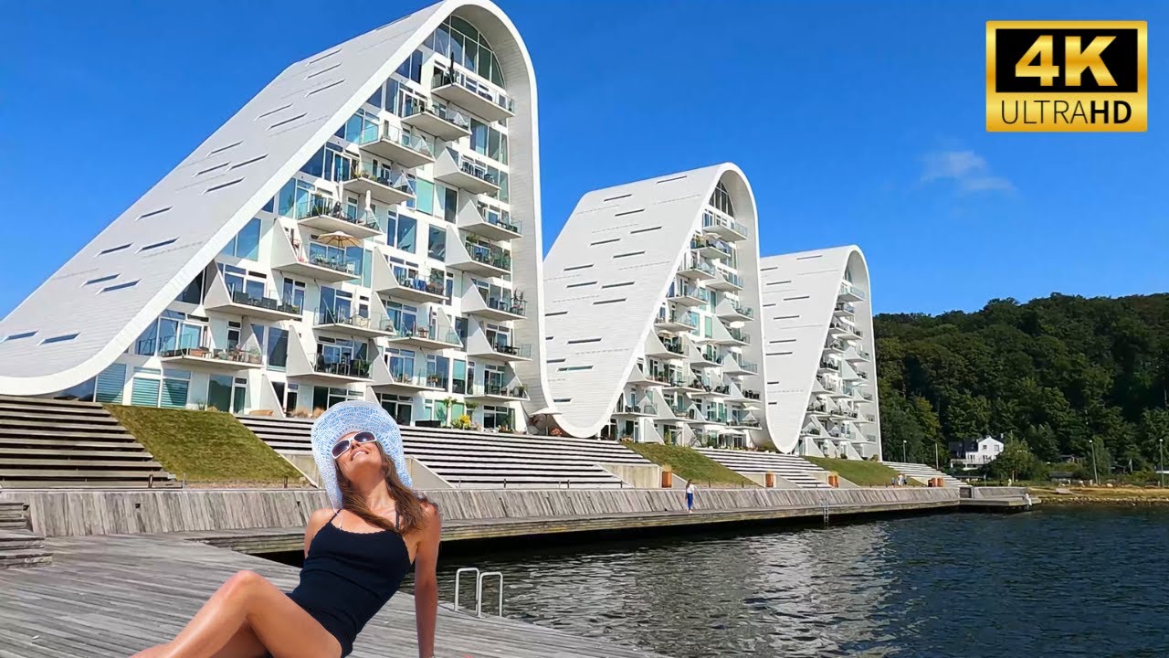 Architektura Vejle [4K] - Fala w Danii - Przewodnik turystyczny Vejle - Vejle online