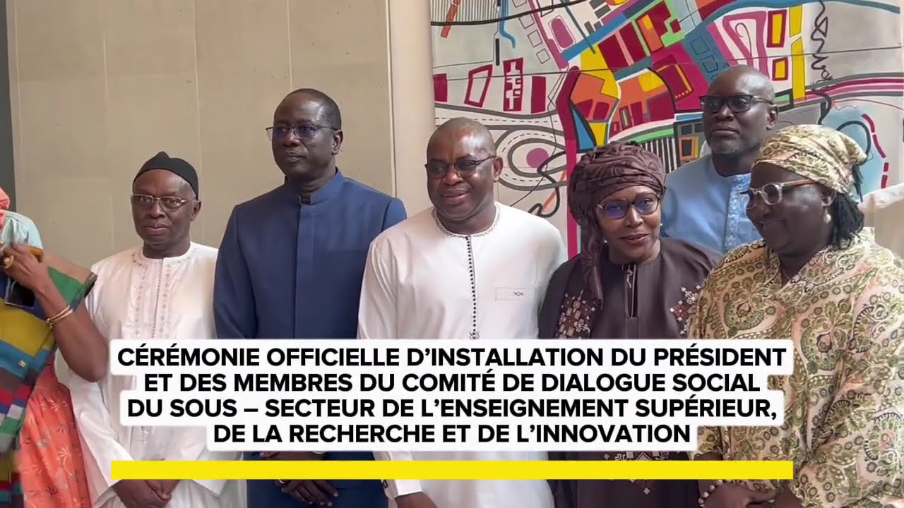 INSTALLATION DU PDT ET DES MEMBRES DU SOUS SECTEUR DU CDS MESRI
