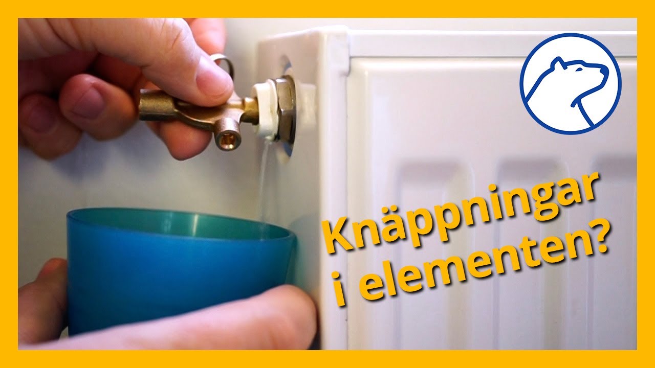 Element - så luftar du radiatorerna (på bara 1 minut)