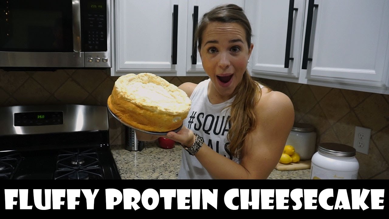 New and Improved, Fluffy Protein Cheesecake (RECIPE BELOW)