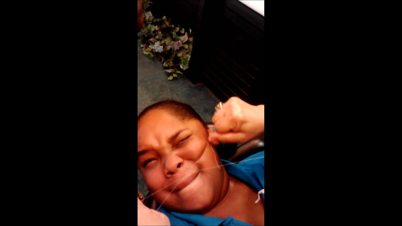 Jazz getting threaded !!! Too Funny!!
