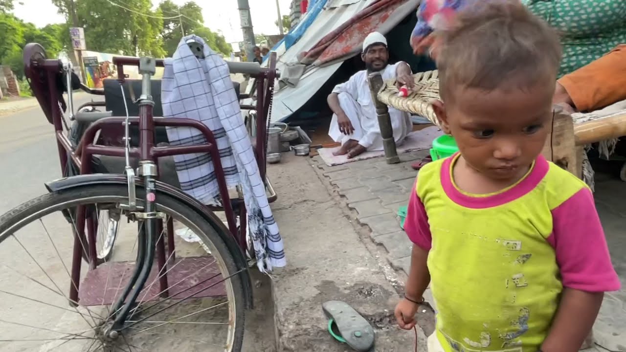 BEGINI KEHIDUPAN LEVEL BAWAH INDIA!MANDI DIPINGGIR JALAN, CUMA BERATAP TERPAL