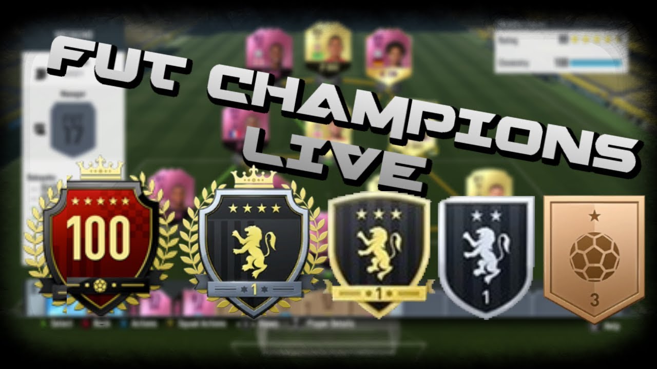 FIFA 17 FUT CHAMPIONS LIVE STREAM!!!