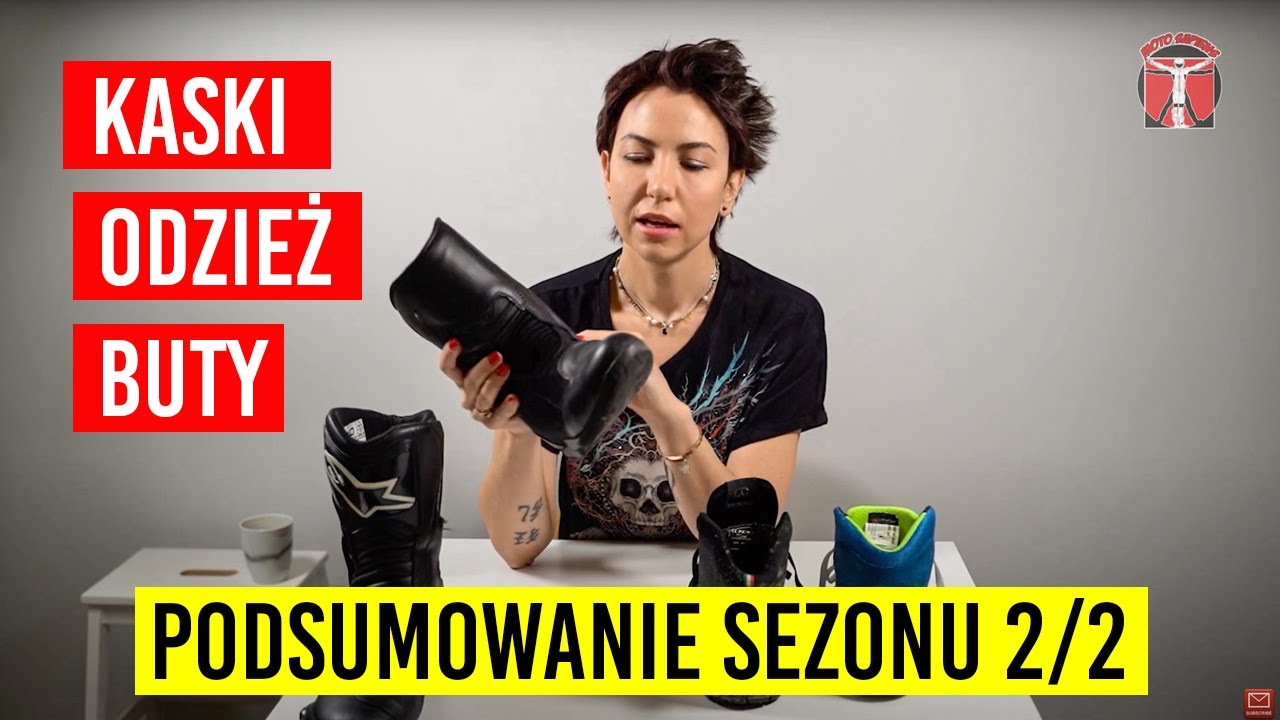 Kaski, ciuchy i buty motocyklowe po kilku sezonach. Co się sprawdza vs wady testowanych produktów.