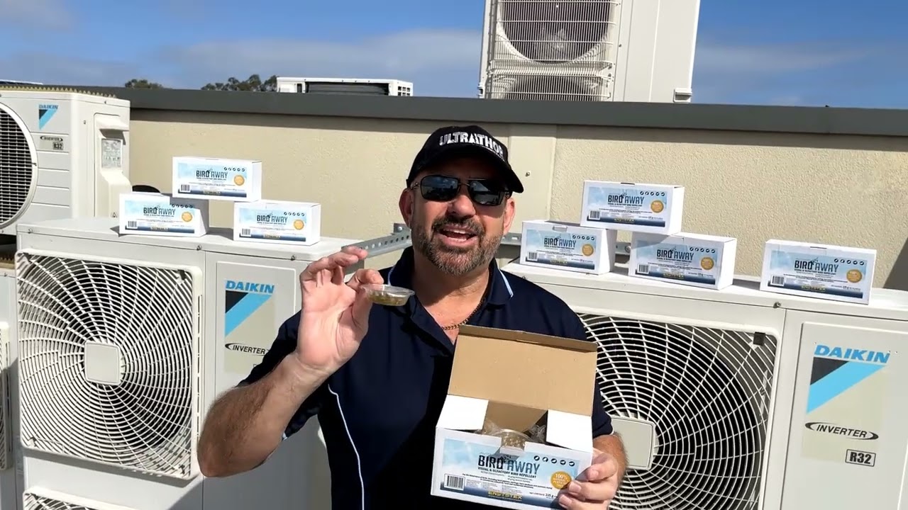 AVITHOR Bird Away protecting Air Conditioning Units