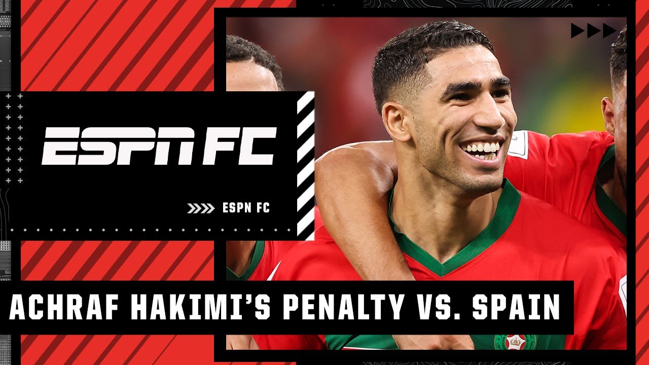 ‘The stadium ERUPTED!’ How impressive was Achraf Hakimi’s penalty vs. Spain? | World Cup | ESPN FC