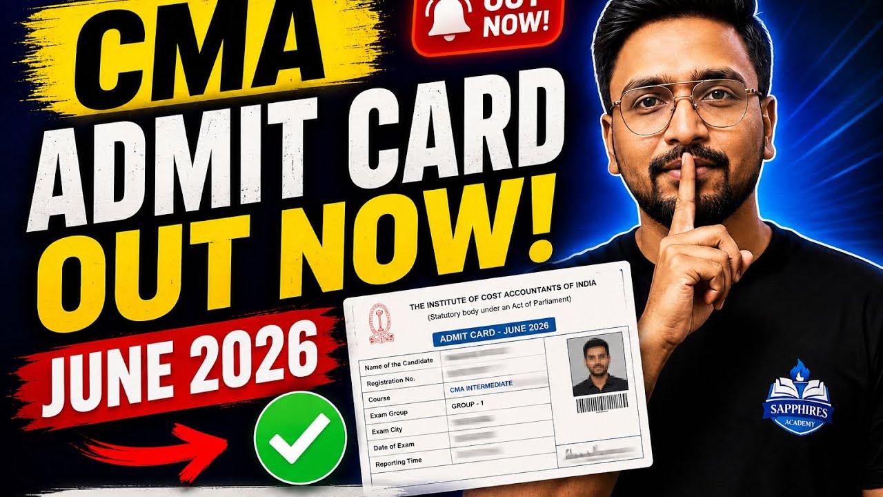 CMA Admit Card June 2026
