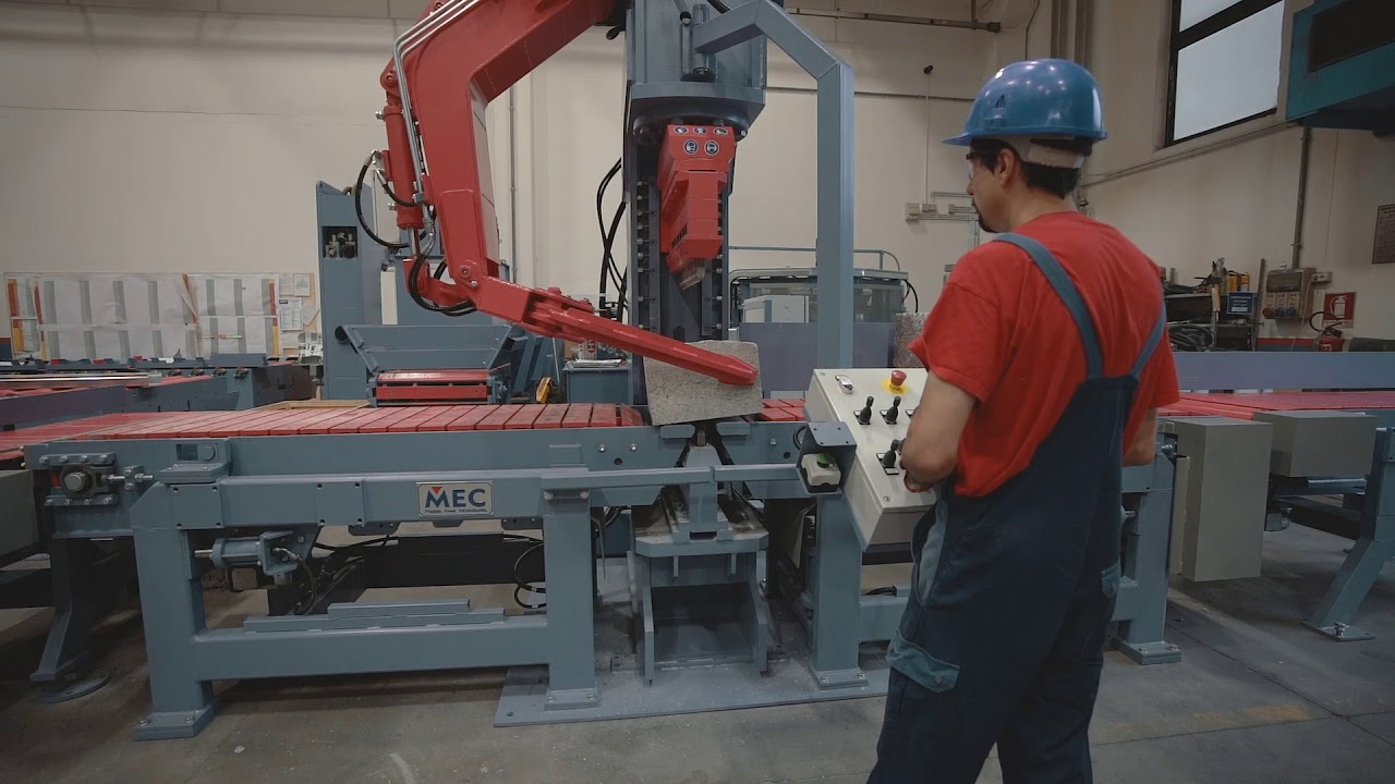 Stone Split Machine - Trittico Series with Manipulator - MEC