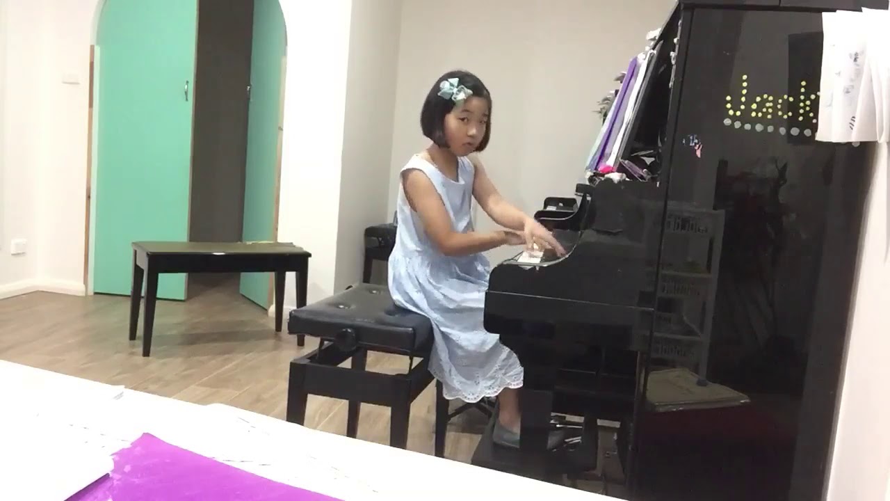 Working on Czerny op 740 no 18 with 9 year old Savannah