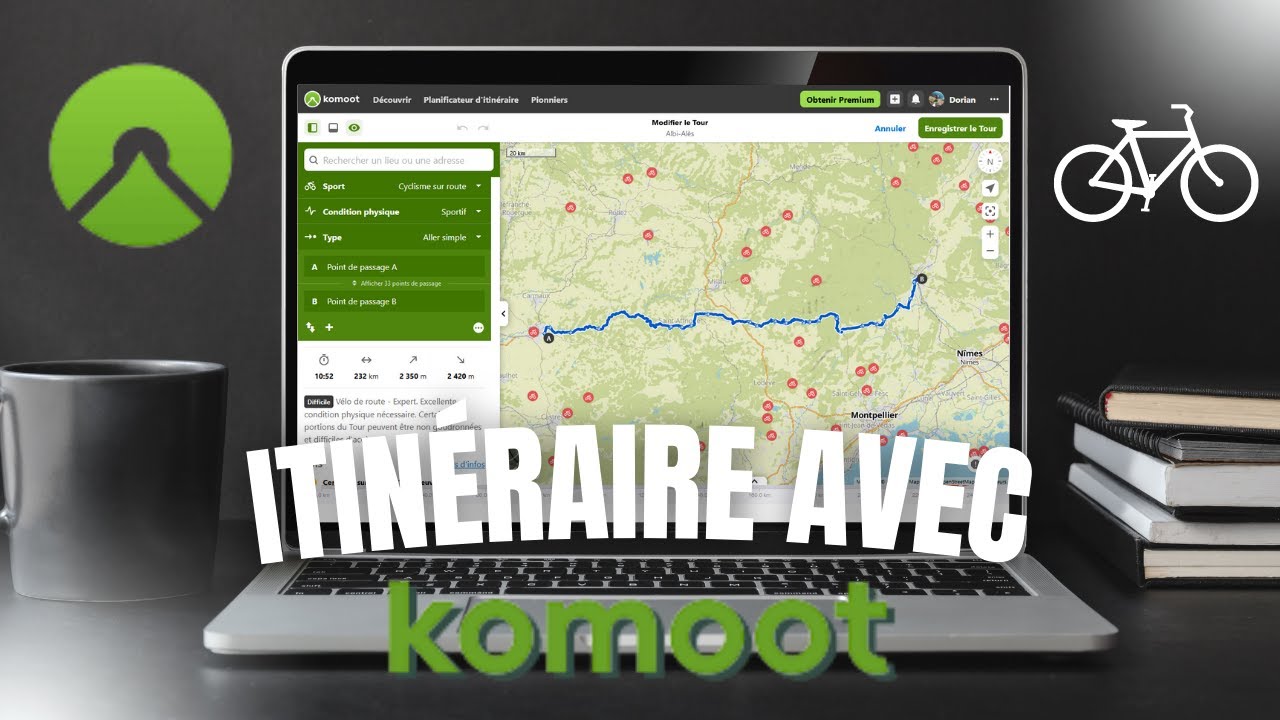 Le guide complet pour créer un itinéraire avec Komoot