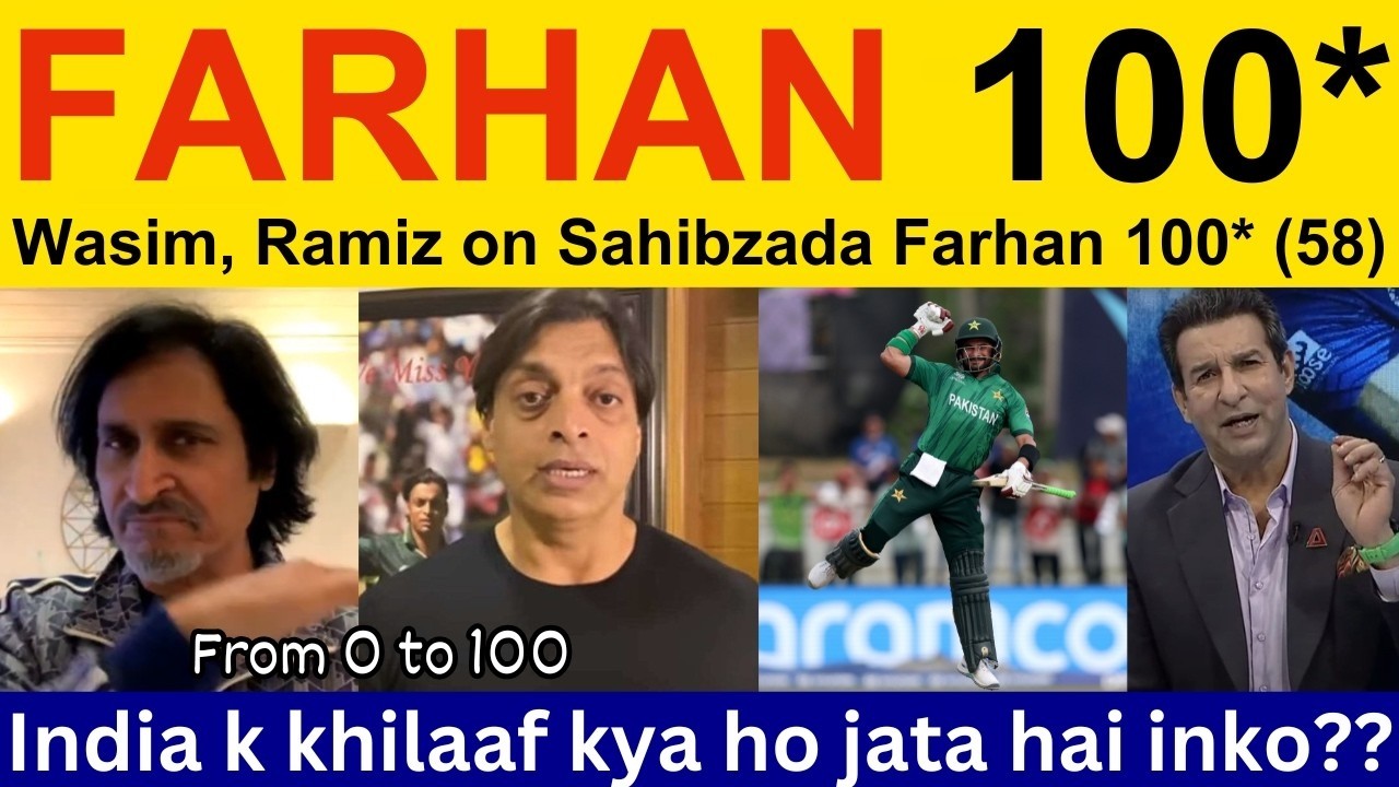 Shoaib Akhtar shocked on Sahibzada Farhan, Fakhar Zaman batting | Pak Media on PAK vs SL T20 WC 2026