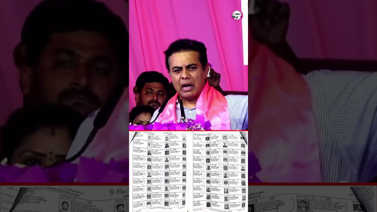 KTR Exposed Congress Fake Votes Scam&rdquo; | #CongressVotingScam #congressfailedtelangana #brs
