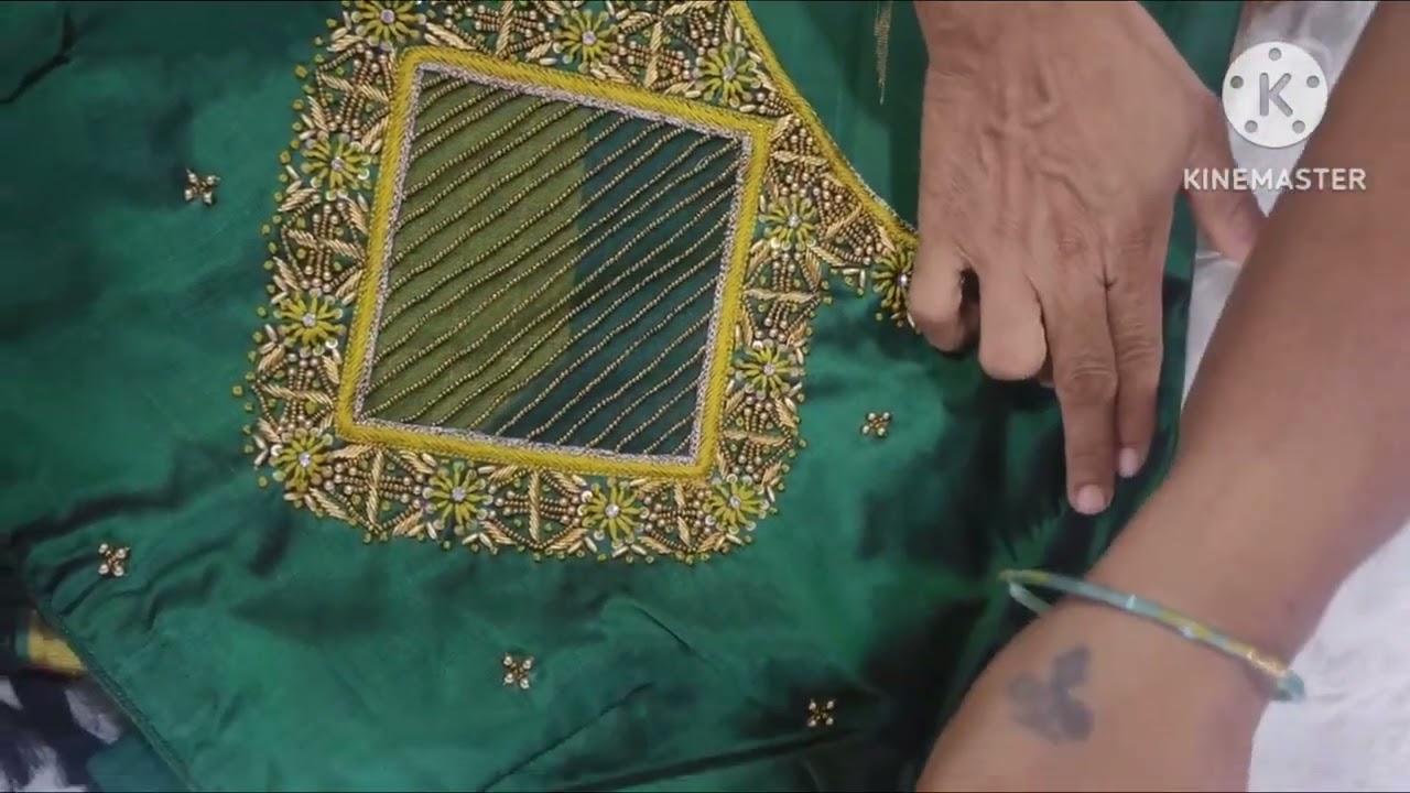 Maggam work blouse design//Aari work//bridal blouse 