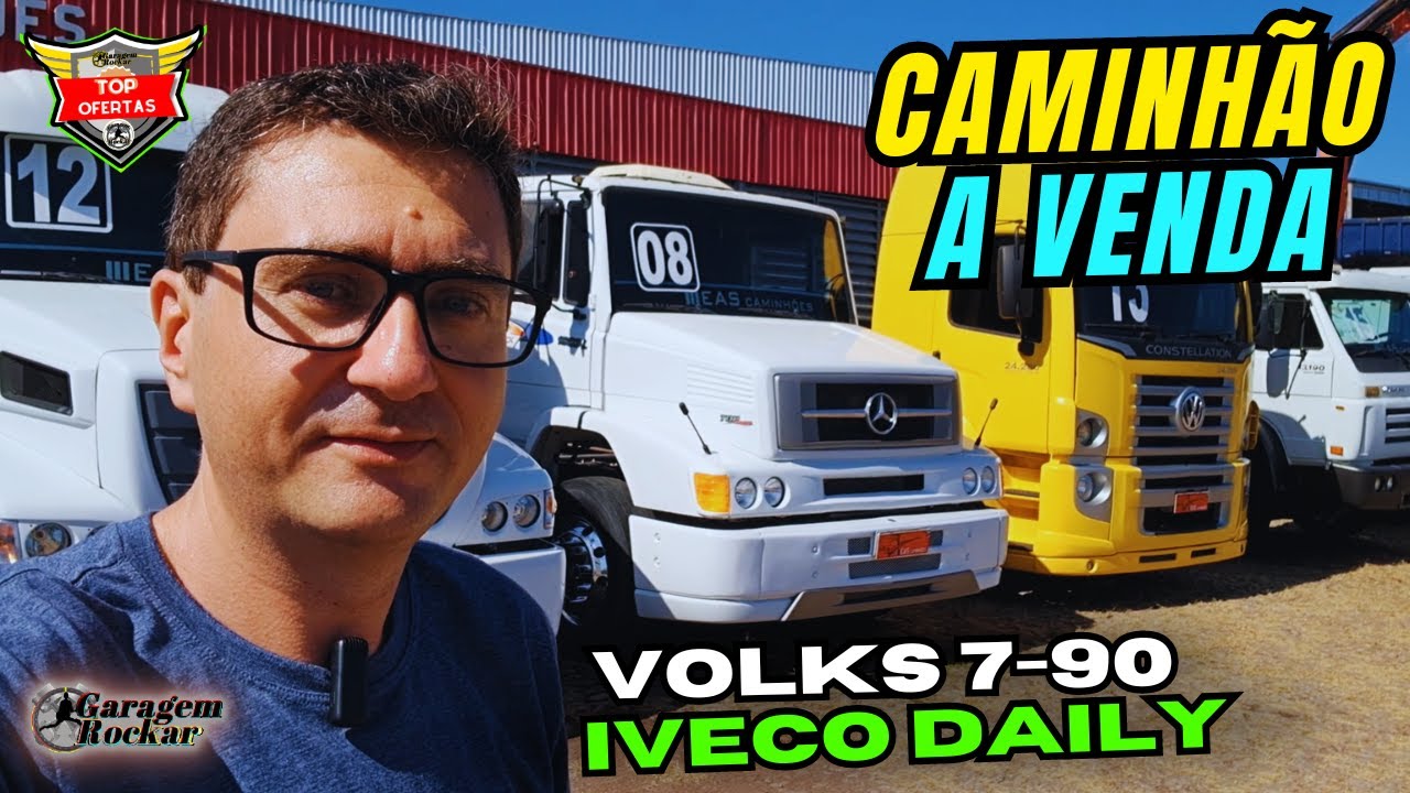 IVECO DAILY no BAÚ e VOLKS 7-90 CAMINHÃO 3/4 a VENDA TOP OFERTAS do ROCKAR! #caminhão3/4barato