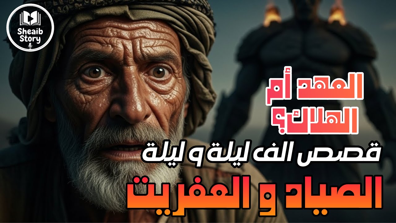 الصيّاد والعفريت | قصة الوفاء والغدر التي غيّرت مصير الملوك | ألف ليلة وليلة