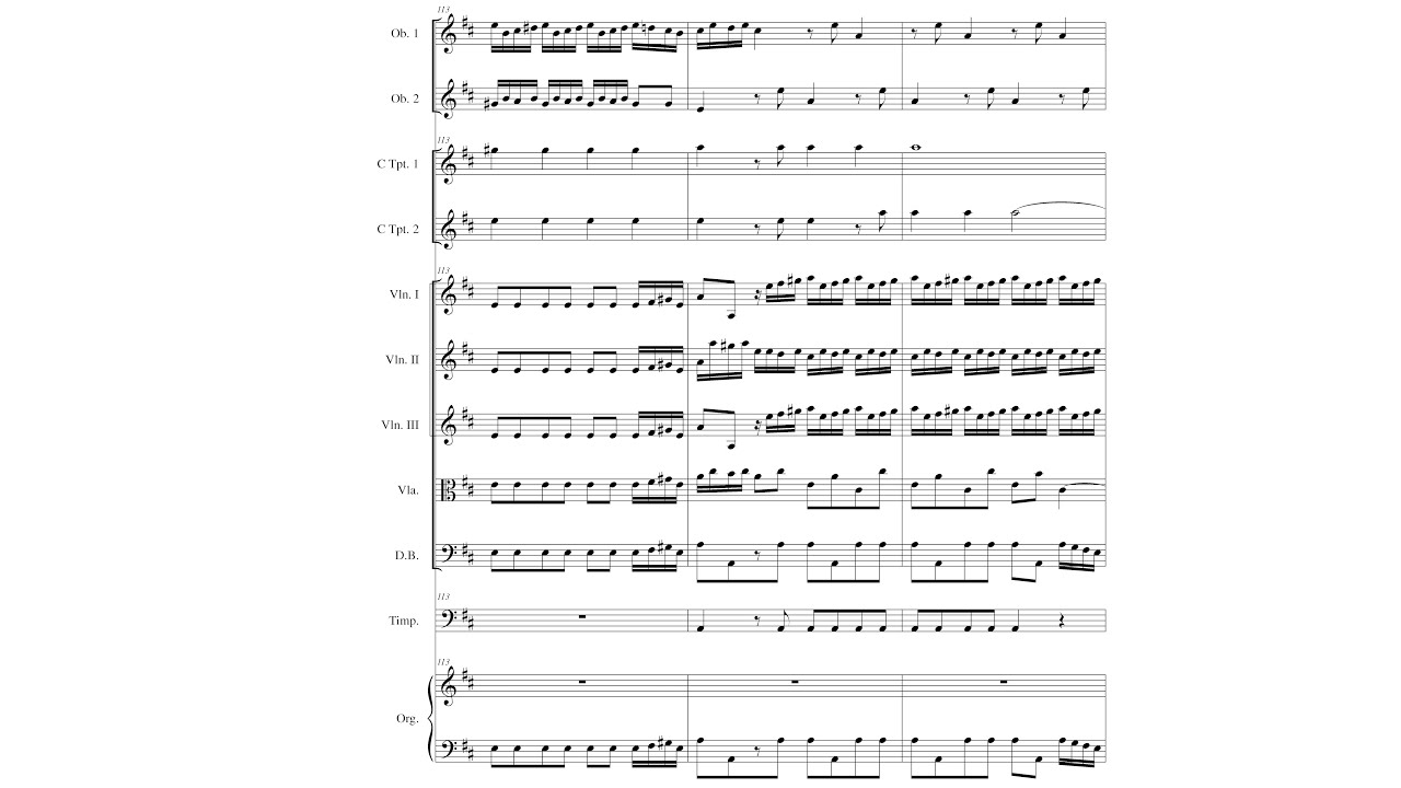 Concerto à otto stromenti in D major By Francesco Maria Veracini (with Score)