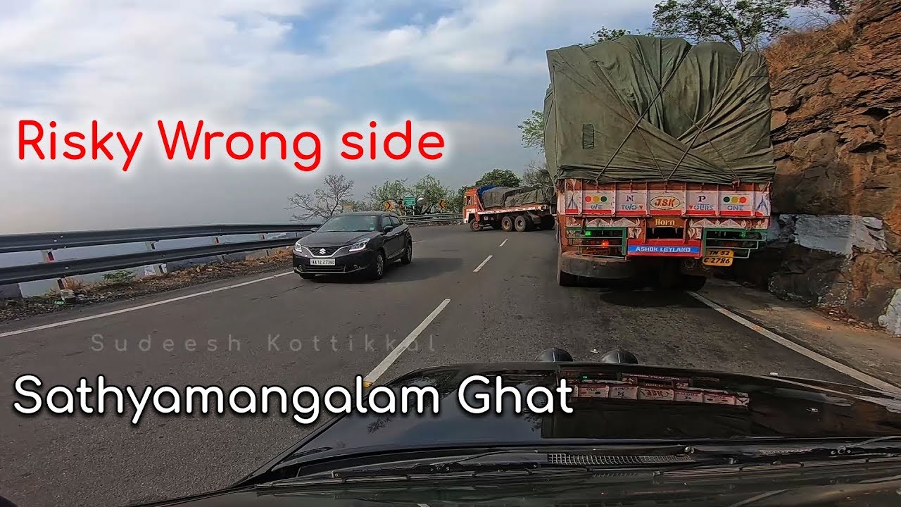 Sathyamangalam Ghat Dhimbam ghat Sathyamangalam-Mysuru National Highway