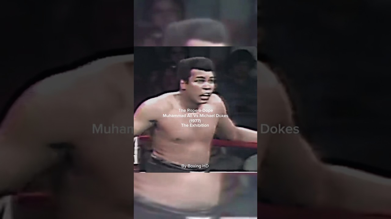 Muhammad Ali The Rope-a-Dope! 🤩