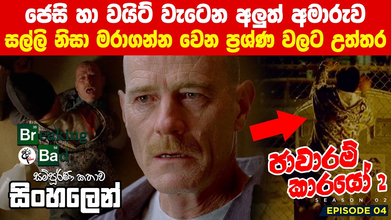 මොලේ කරවෙන ප්‍රශ්ණ Breaking Bad Season 2 Episode 04 Movie explained Sinhala | Sinhala Review