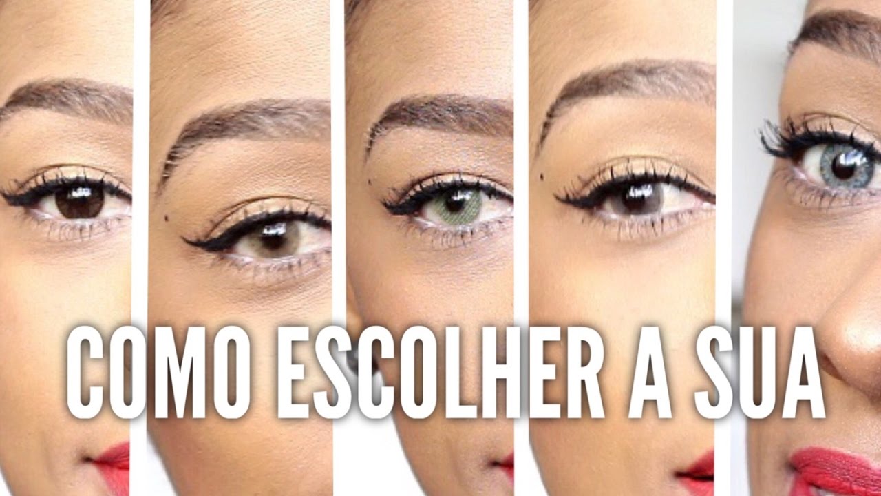 LENTES DE CONTATO - COMO ESCOLHER A COR IDEAL | MICHELE PASSA