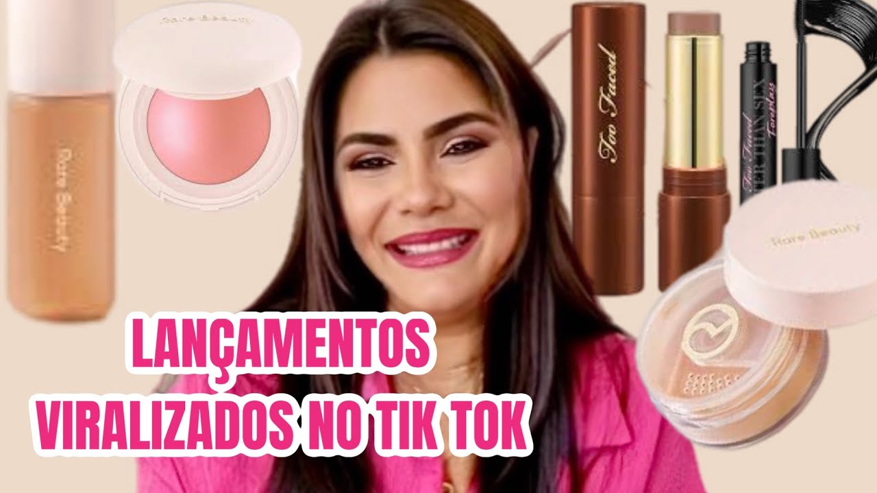 MAQUIIAGEM COM LANÇAMENTOS HYPADOS NO TIK TOK | COMPRAS DA SEPHORA