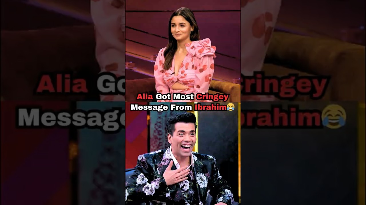 Alia Bhatt Exposes Ibrahim Ali Khan🤯Karan Johar #aliabhatt #karanjohar #bollywood