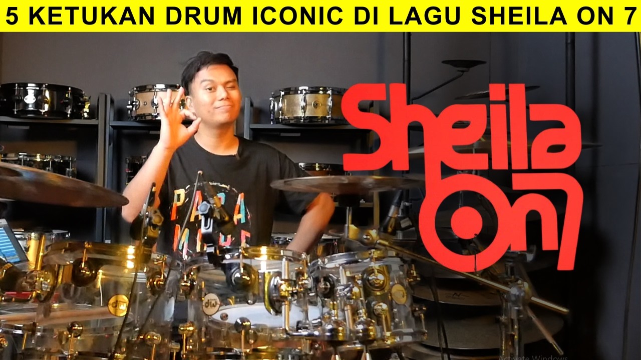 KETUKAN DRUM SHEILA ON 7 YANG GA BISA DIRUBAH