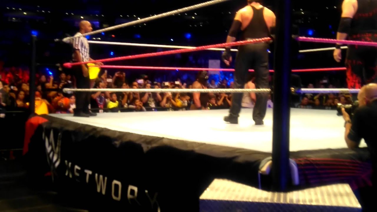 WWE LIVE MÉXICO 2015 KANE Y THE UNDERTAKER VS THE WYATT FAMILY