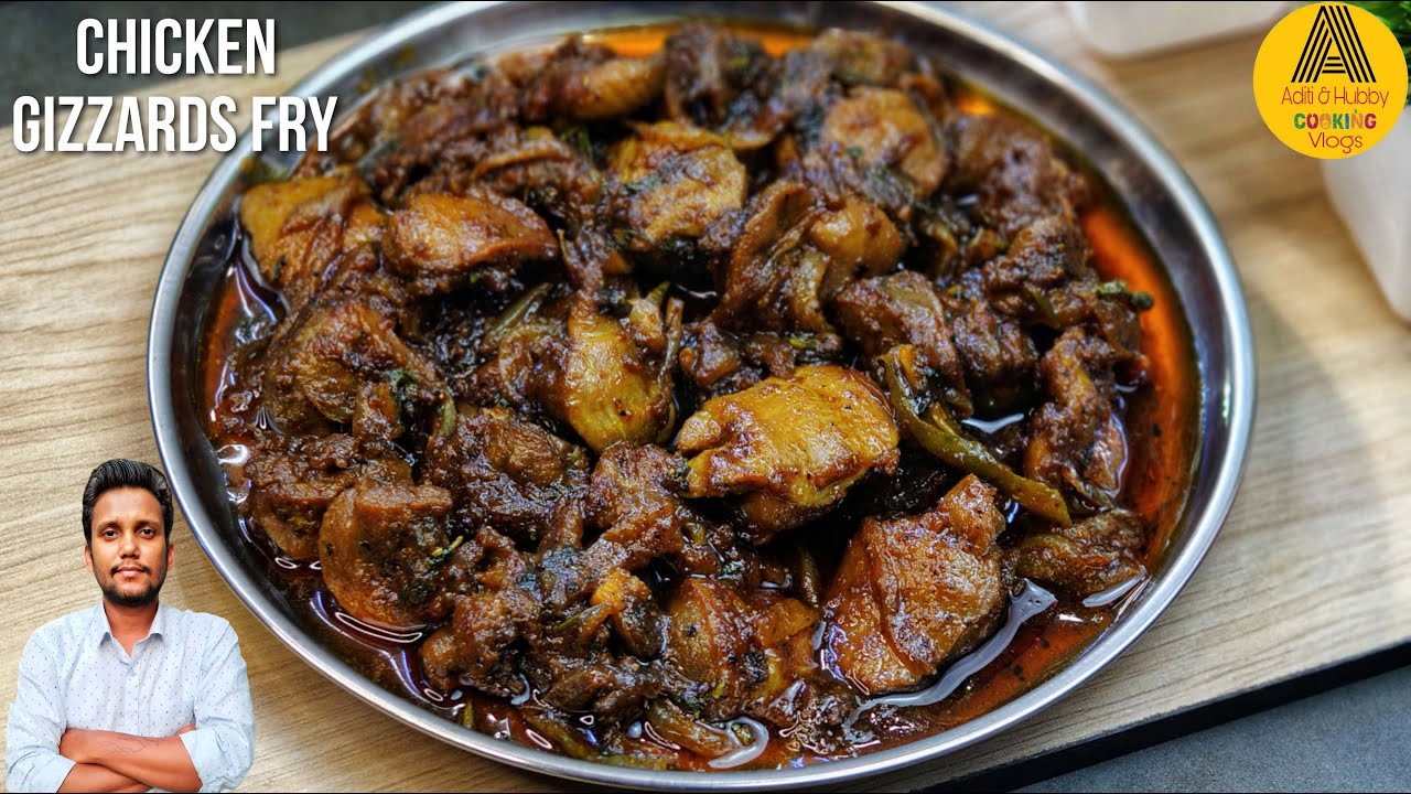 Cooking A Tasty Chicken Gizzard Fry Recipe | Chicken Pota Fry Recipe | Chicken Gizzard Masala Fry