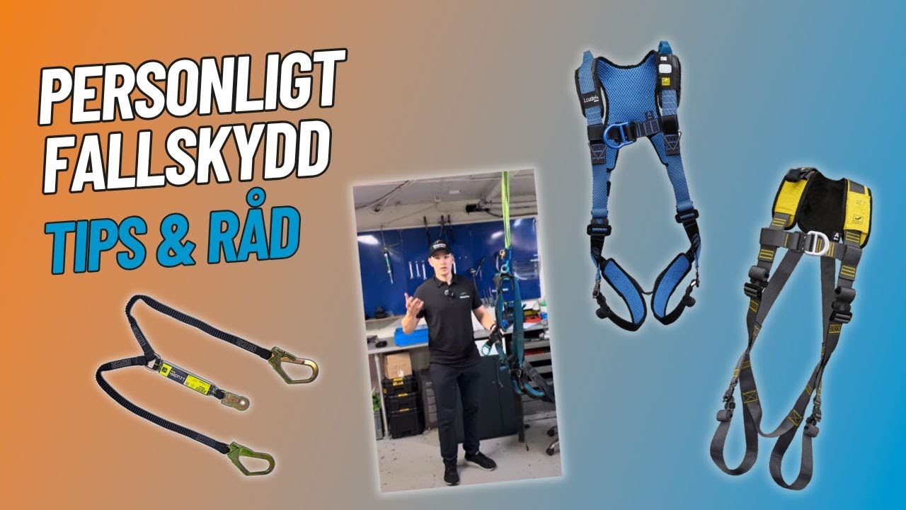 Tips och r&aring;d kring underh&aring;ll av personligt fallskydd | St&auml;llningsprodukter.se
