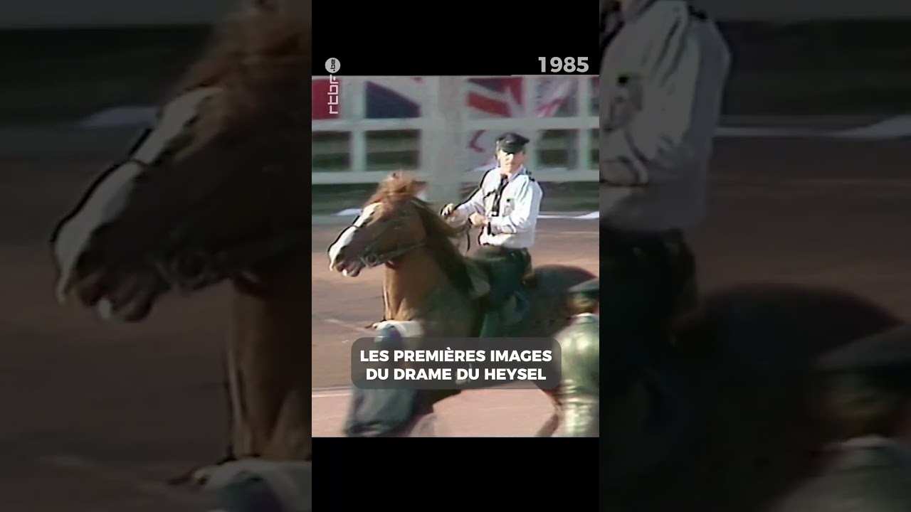 Les premi&egrave;res images du drame du Heysel en #1985 #rtbf #archive #shorts