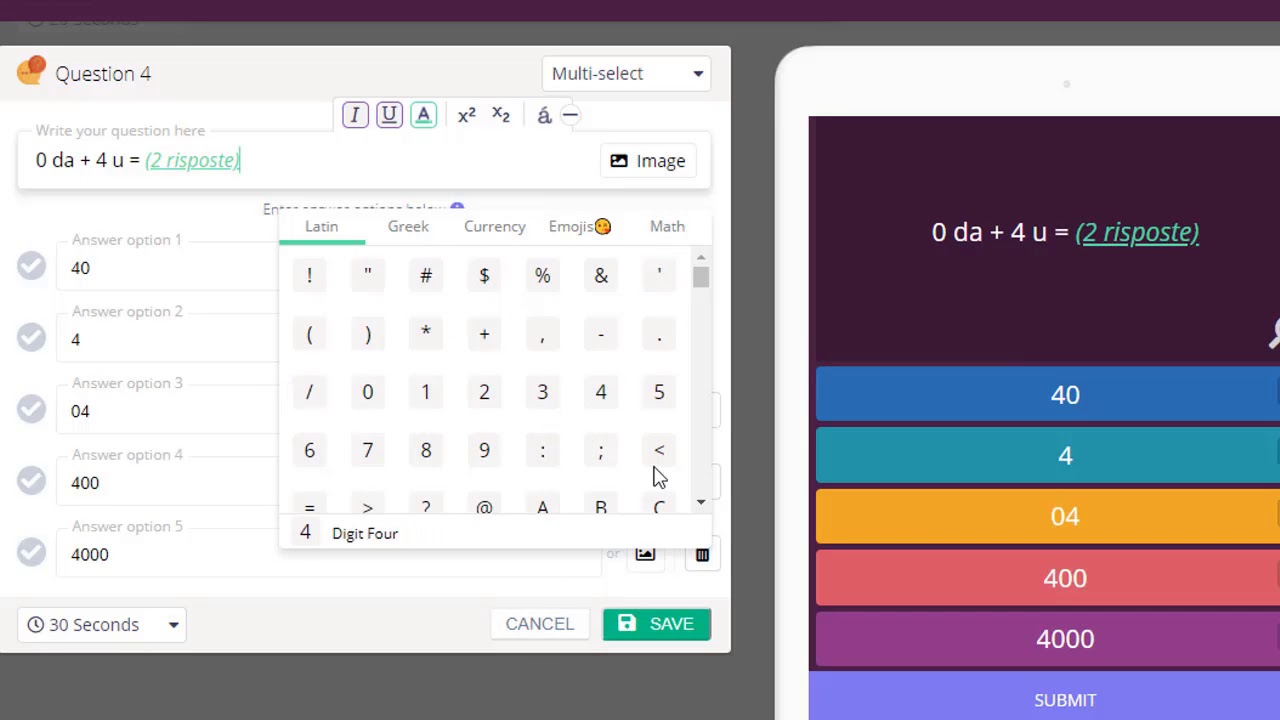 QUIZIZZ (guida dettagliata) Tutorial italiano 1/2