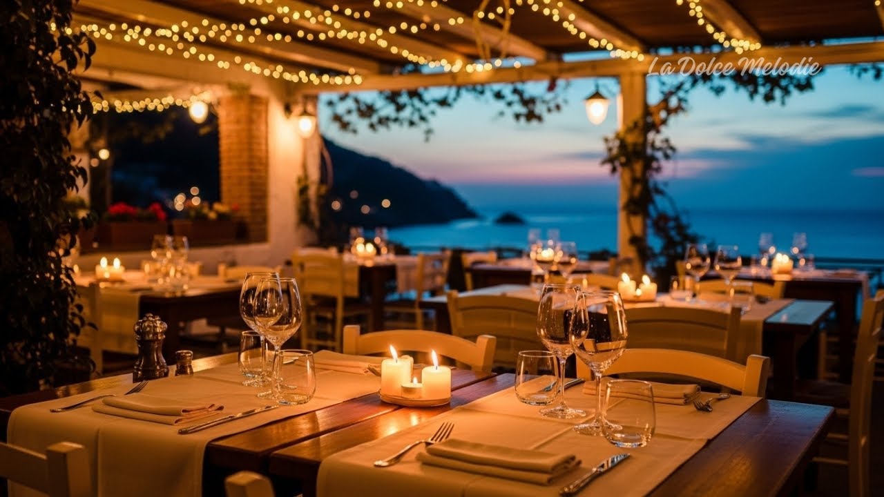 Italian Night by the Sea LIVE 🌙 | Relaxing Mediterranean Instrumental Music