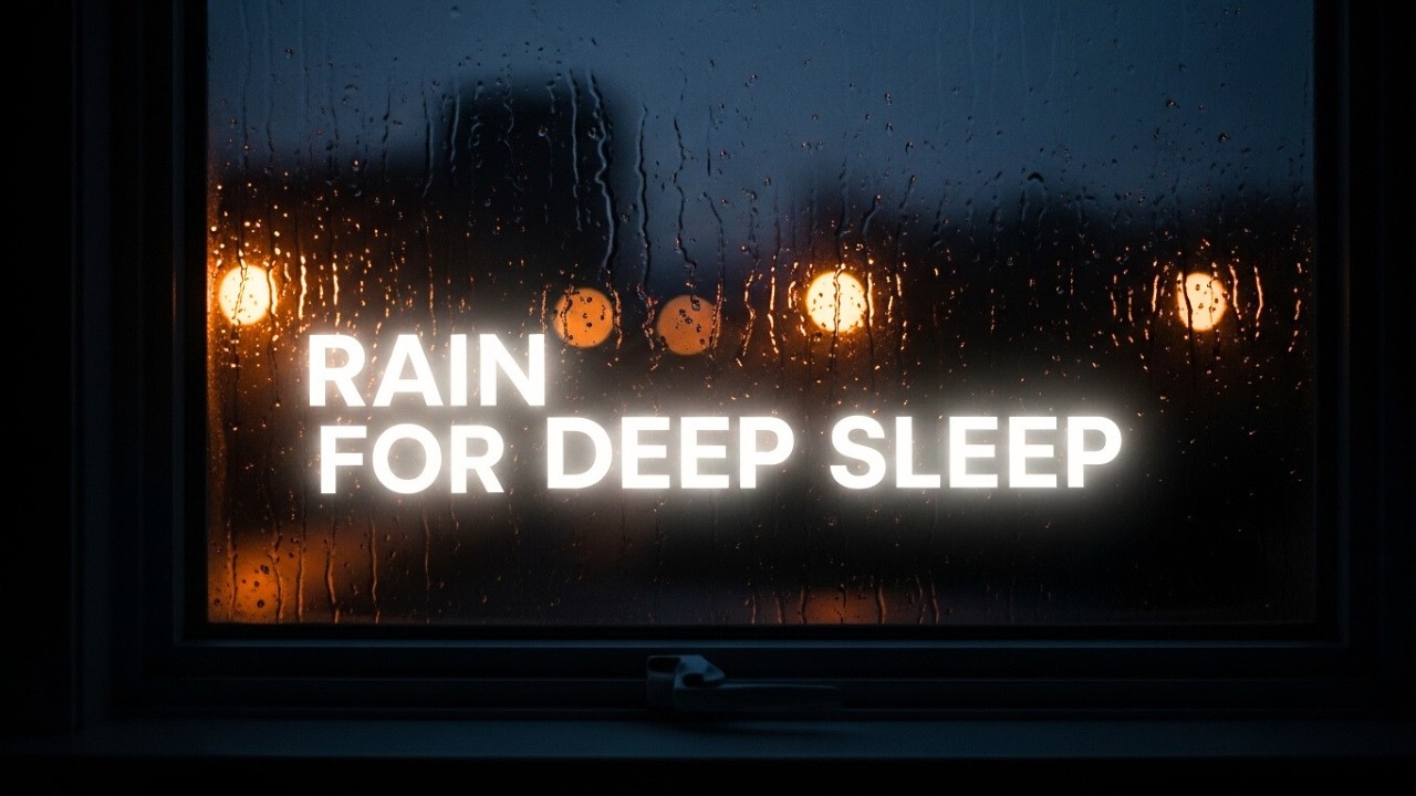 Peaceful Rain Sounds for Insomnia Relief | Deep Sleep Rain White Noise All Night