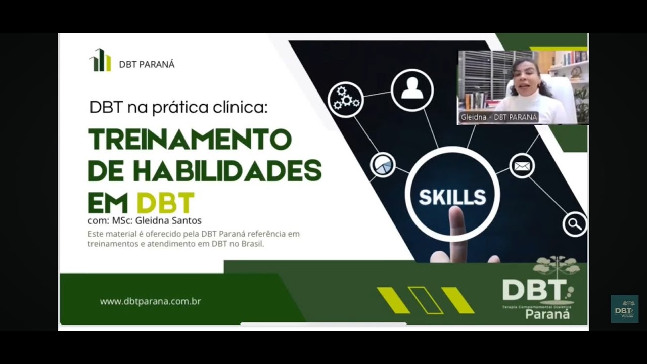 Treinamento de Habilidades em DBT (Terapia Comportamental Dial&eacute;tica)