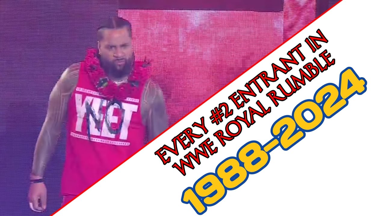 EVERY NUMBER TWO ENTRANTS IN WWE ROYAL RUMBLE (1988-2024) (UPDATED)