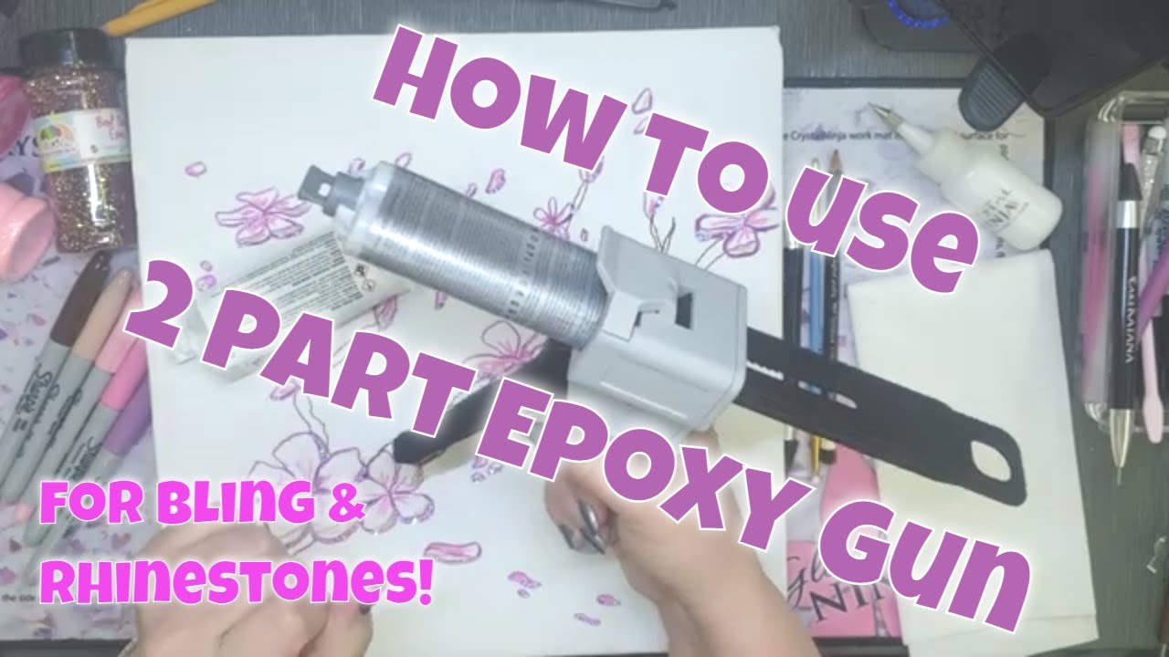 CrystalNinja, 2 Part Epoxy Applicator How to Rhinestones How to Bling