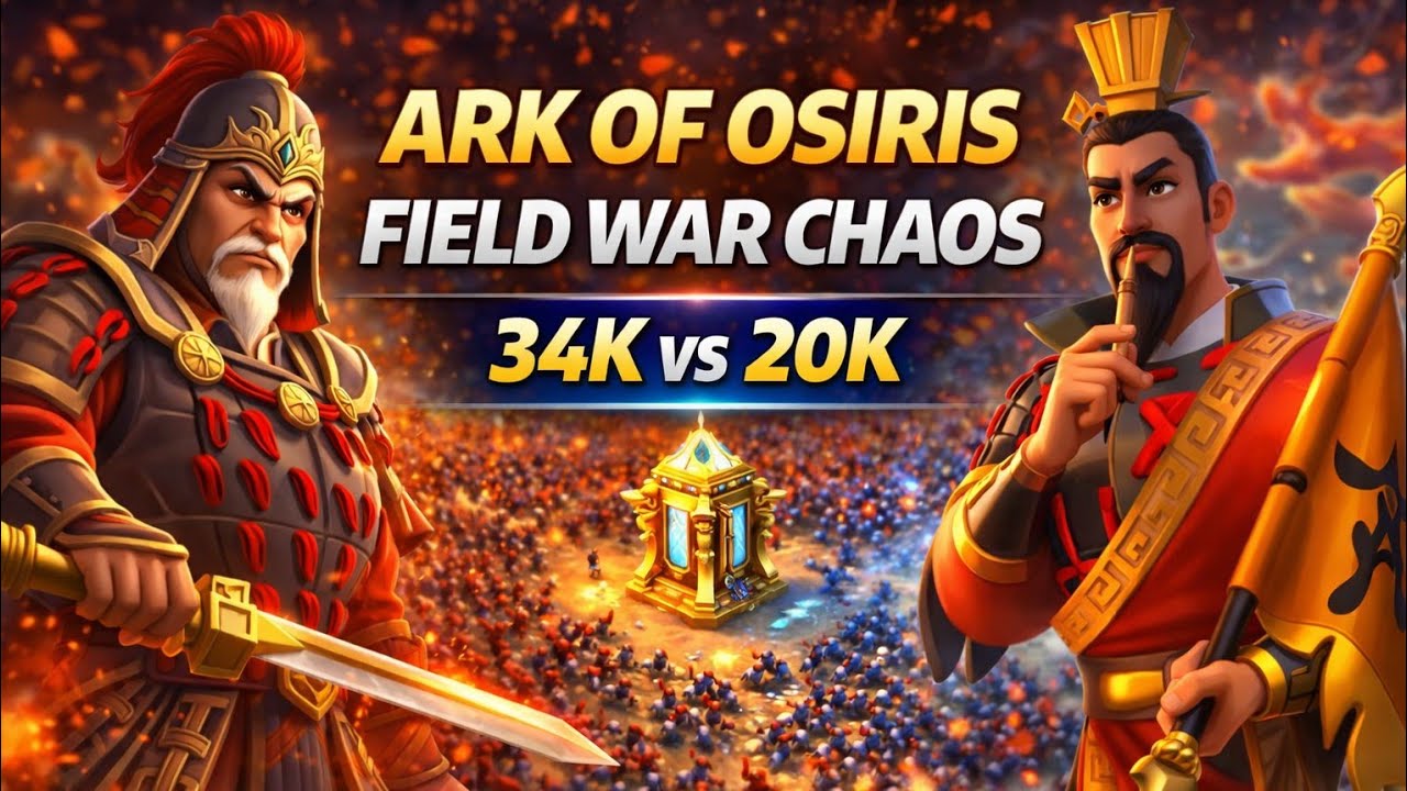 Ark of Osiris Menang Telak! War Field Brutal | Rise of Kingdoms | ROK LIVE