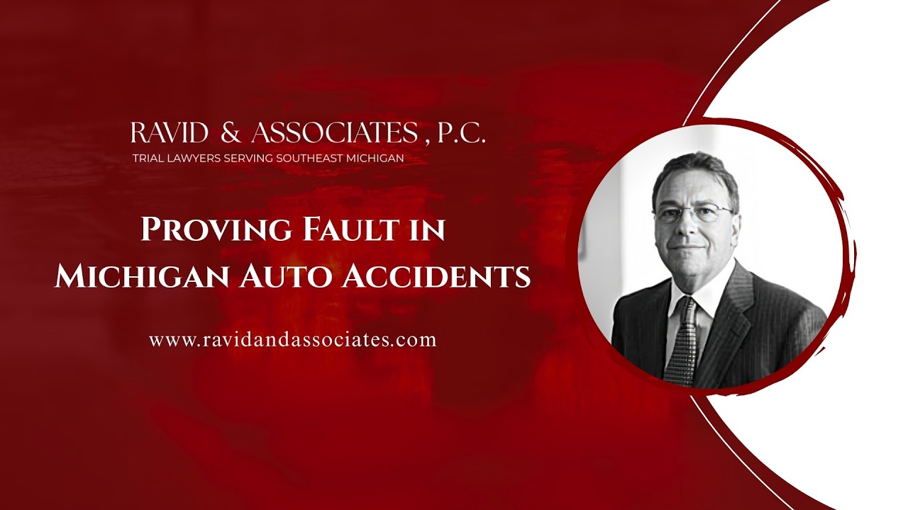 Proving Fault in Michigan Auto Accidents