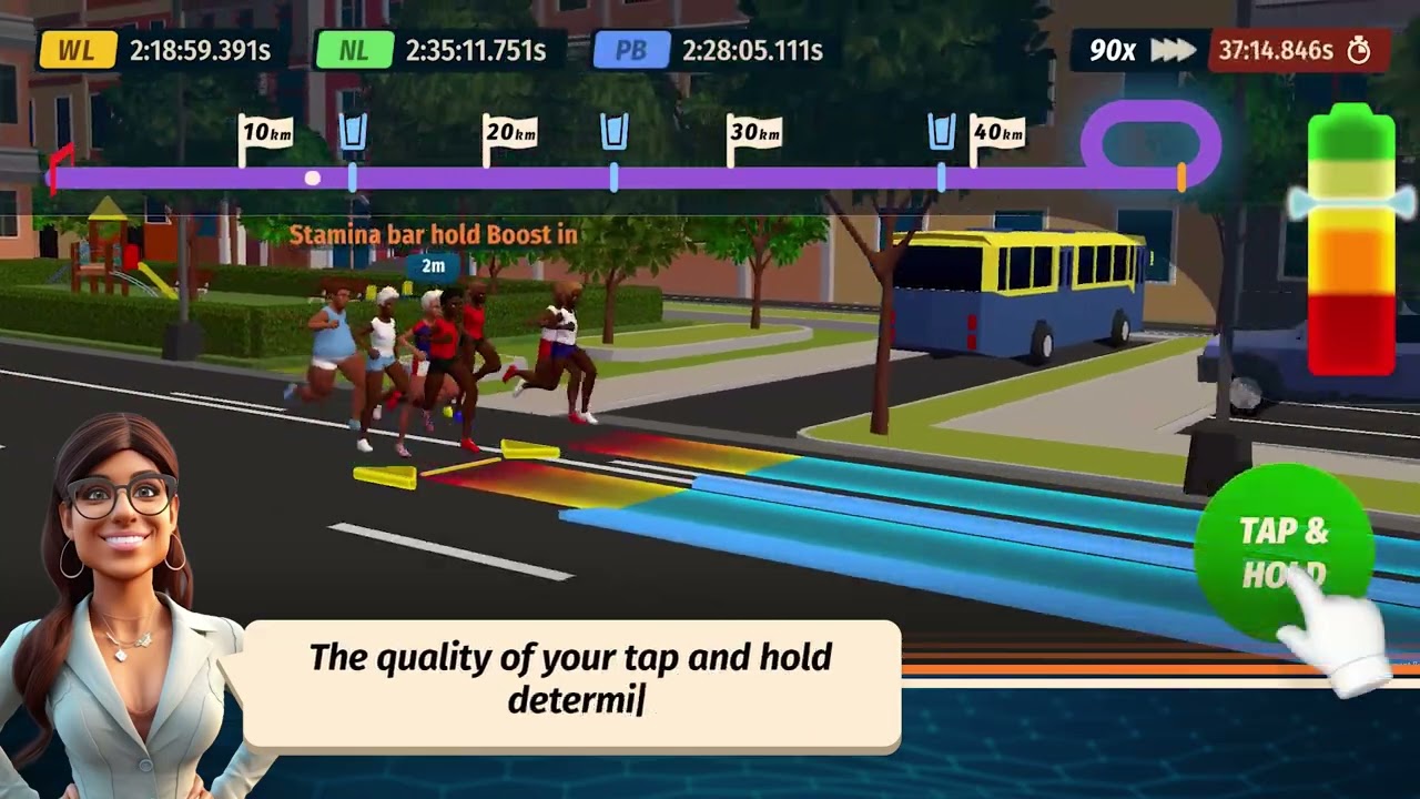 Athletics Championship Marathon tutorial
