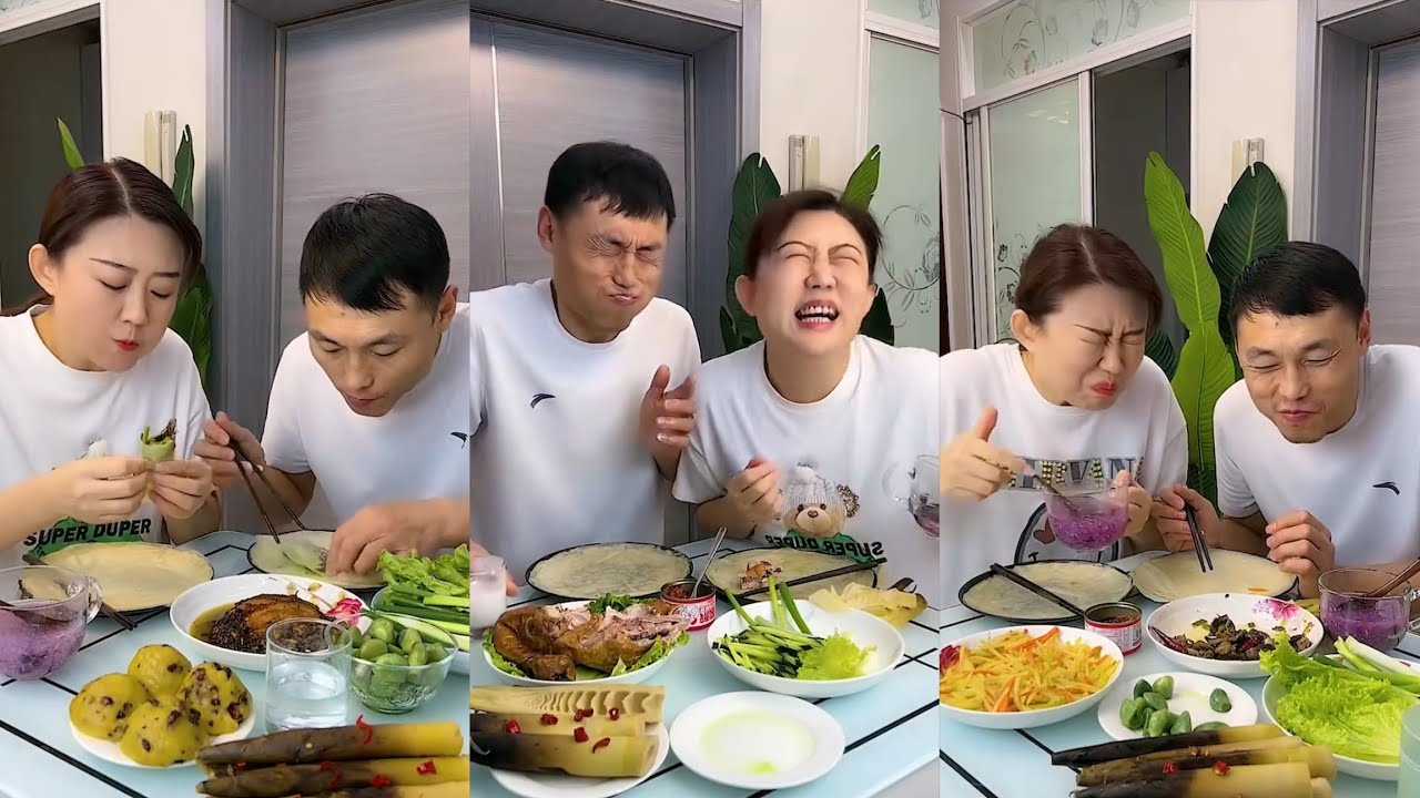 Trending 🔥 Funny Husband Wife Yummy Food Eating Challenge||Prank 😂🤫||Comedy 🤣🤣