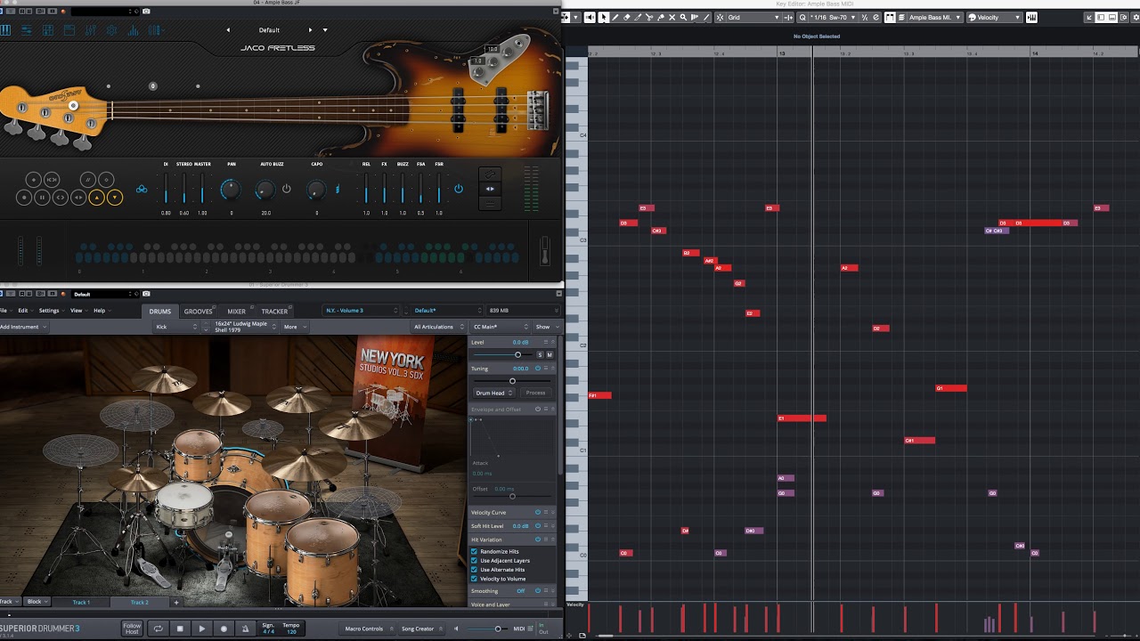 AmpleSound Bass Comparison (ABJ, ABP, ABJF & ABA)  UPDATED