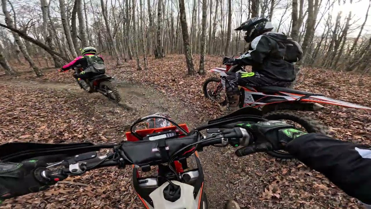Ride along POV on the 150 XC-W 