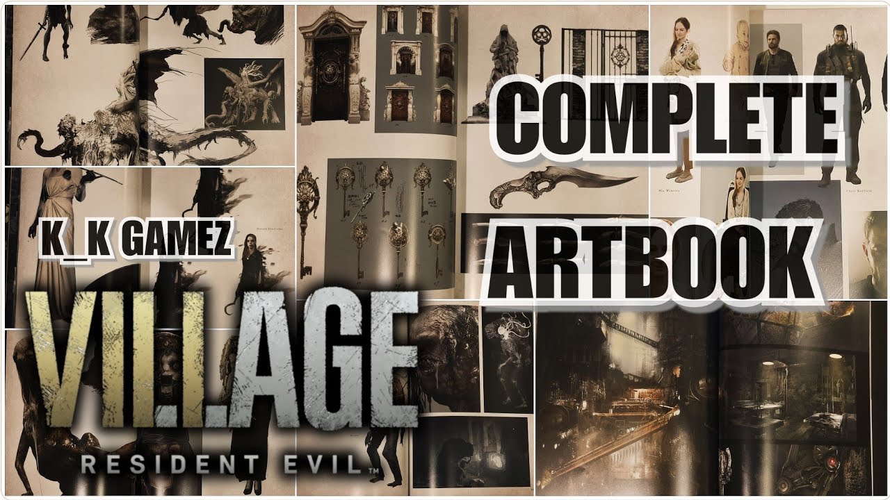 Original Artbook Resident Evil 8 Village Collector's Edition