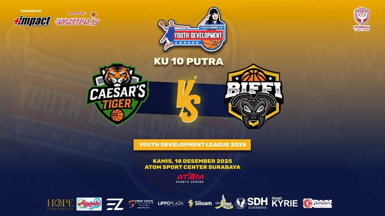 [YDL Seri 1- KU 10 Putra] Tiger vs Biffi