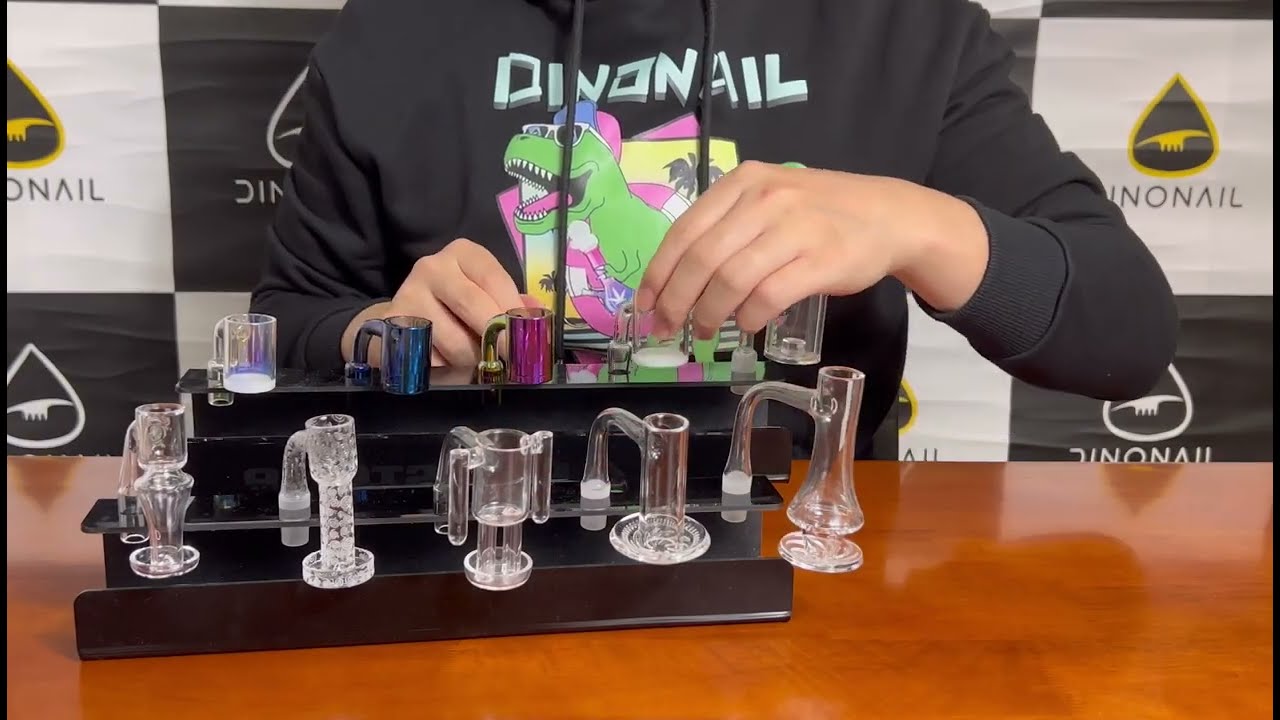 thedinonail.com--30mm Opaque Bottom Flat Top Quartz Banger
