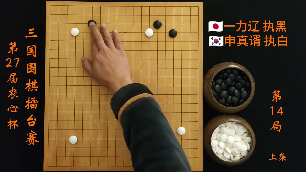 第27届农心杯三国围棋擂台赛第14局一力辽vs申真谞上集 #围棋入门 #围棋 #围棋比赛